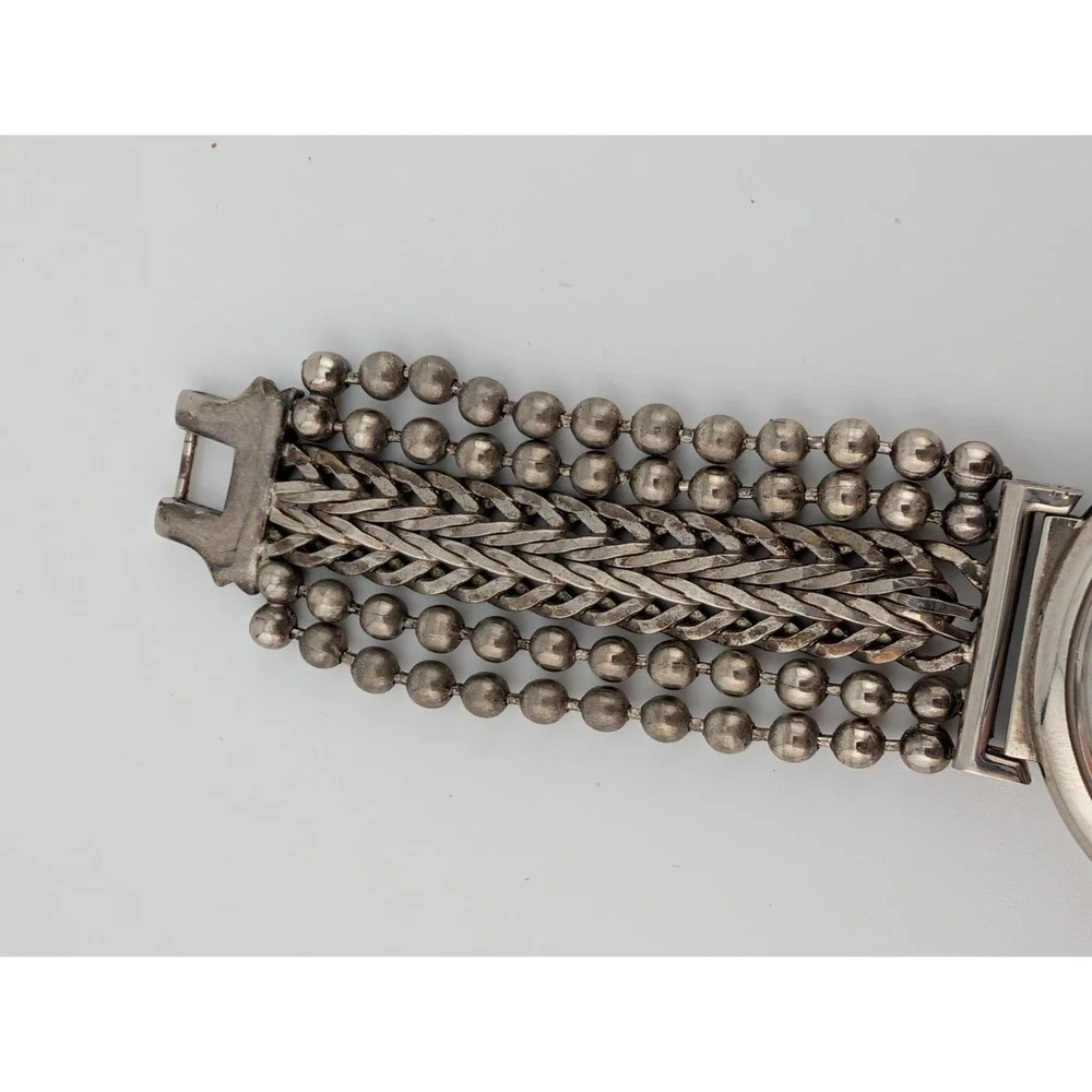 Vintage Le Baron Watch Women 42mm Case Multi Strand 7.5